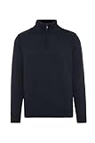 CMPD Herren Troyer-Pullover mit Zipper True Navy, XL
