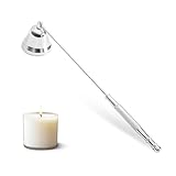 YZROHYI Kerzenlöscher Edelstahl Kerzen Löschen,Kerzenauslöscher Metall,Candle Extinguisher,Dochtlöscher Mit Langem Griff,Löschglocke Kerzenglocke,Kerzenzubehör Kerzenwerkzeug für Die Meisten Kerzen