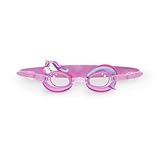 Legami - Schwimmbrille, Kinder-Schwimmbrille, Anti-Fog-Gläser, UV-Schutz, mit Gummiband und verstellbarem Nasensteg, Einhorn, Lila