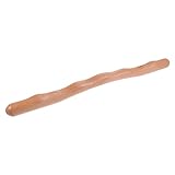 HOMSFOU 1Stk Massagestab Faszie Muskelmassage-Stick-Roller Fußmassagerolle Multitool Fußmassagegerät Massagegerät aus Holz Kratzstange Gesicht Scrollrad Schaber Meridianstab Werkzeug Buche