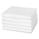 Moltontuch 80x80 cm 100% Baumwolle 5er Pack hergestellt nach...