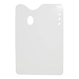 ARTWAY - Mischpalette - rechteckig & flach - groß - 350 x 235 mm (14 x 9), Flat, Weiß, 1 Stück