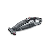 SEVERIN Akku Handstaubsauger kabellos, 18,5 V, 50 Min Laufzeit, Nass- und Trockensauger mit LED-Akku, rotierender Turbobürste und Tragetasche, für Auto, Camping und Tierhaare, HV 7147