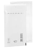 10 Luftpolsterumschläge Polsterumschlag Versandtaschen Bantex B2 (225 x 140 mm) 12/B, Weiß, mit Selbstklebeverschluss