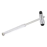 HOLIDYOYO Zinklegierung Doppelköpfiger Plexor Reflexhammer Medizinisches Diagnosetool Ergonomischer Griff Leichtgewicht Für Nervenreflexprüfung Zufällige Farbe Zufällige Farbe