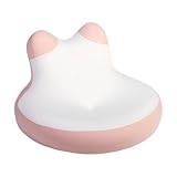 Katzenohrkissen, 50 x 50 cm, Bauchschläferstütze, Bauchschläferkissen, Baumwoll-Spandex-Bettruhe, Katzenohren-Design für Damen, Herren, Erwachsene, Hotel, Reisen, Couch, Camping