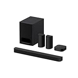 Sony BRAVIA Theatre System 6 (5.1-Kanal-Surround Sound, 1000 W, inkl. Rücklautsprecher & Subwoofer, Dolby Atmos, DTS:X, AI Voice Zoom 3 mit BRAVIA TV, DSEE, Multi-Stereo-Party-Modus) Schwarz