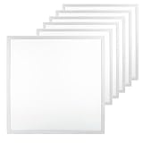 LUXULA 6x LED Panel 62x62cm Rasterleuchte - 36W 3600lm -...