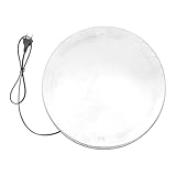 KOCKSHION Beheizbare für Geflügeltränke Automatische Temperaturregelung Frostsichere Wassererwärmung für Hühner und Küken Langlebige Rostfreie Basis Geeignet für Wintergebrauch