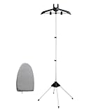 Dampfreiniger Ständer für Kleidung, zusammenklappbar, für Handdampfer, Textilpflege-Werkzeug, inklusive Thermohandschuh, für Hochzeitskleider, Jacken, Hosen