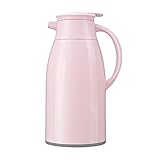 1,6 l große Kapazität Wärmedämmung Topf Tragbarer Wärmekessel Kaffee Tee Vakuumflaschen Glaseinsatz Flasche (Farbe: Schwarz-JoJo's Bizarre Adventure1)