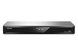 Panasonic DMR-BCT765AG Blu-Ray Player und Recorder mit Twin HD DVB-C Tuner, 500 GB Festplatte, 4K Upscaling, Ultra HD, Simultanaufnahme, Smart Ready, Silber