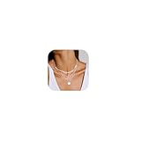 Halskette Damen Silber 925,Layering Sterling Silber Silberkette mit Anhänger, Silberne Kette Wasserfest Silberketten Stahlkette Necklace Schmuck Personalisierte Geschenke für Frauen Mädchen