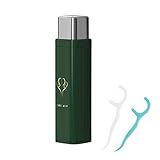 xadsiklan Zahnseidenhalter – Zubehör zur automatischen Aufbewahrung, tragbar und wiederaufladbar | Zahnhalter, für unterwegs, Camping, Badezimmer, Büro, Zuhause, Sport, Tasche, Abendveranstaltung