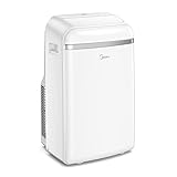 Midea Mobiles Klimagerät MPD-12CRN7, 12000 BTU 3,5kW, Kühlen&Ventilieren&Entfeuchten, Raumgröße bis 117m³(43㎡), Mobile Klimaanlage mit Abluftschlauch