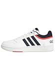 adidas Herren Hoops 3.0 Low Classic Vintage Shoes Sneakers, Ftwr White Legend Ink Vivid Red, 41 1/3 EU