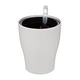 BESPORTBLE Automatischer Wasserabsorbierender Blumentopf Selbstbewässernder Orchideentopf Pflanzentopf Für Drinnen Mini-töpfe Lazy Pflanzer Blumendekor Rosendekor Luft Die Faulen Weiß Plastik