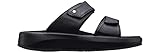 JOYA Vienna II Black - Damen Sandalen aus gewalktem Leder - 37