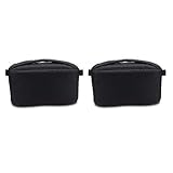 MINIDAHL 2X Universal Insert Partition Gepolsterte Kamera Tasche Stoßfeste Schutz Hülle für DSLR SLR Kamera (Schwarz)