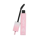 LASHGYM Vegan Mascara, 2 in 1, flexibele mascara & wimperserum met groeicomplex voor dikkere & langere wimpers, hypoallergeen, natuurlijke mascara, verlenging, volume, krul