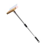 Pizzaofen-Bürste Mit Schaber,Grillreiniger Bürste Für Draußen - Spülmaschinengeeignetes Reinigungswerkzeug Für Haushalt, Gastronomie, Garten, Kochkurs, Küchenpraktikum, Bäcker