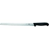 Victorinox, coltello da salmone Fibrox con lama alveolata in acciaio inox, nero, standard