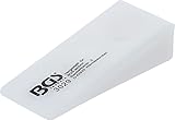 BGS 3029 | Zierleistenkeil mit Loch | 100 x 45 mm | Montagekeil | Türleistenkeil | Demontagekeil | Kunststoff-Keil