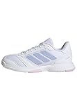 adidas Damen Ligra 8 Womens Indoor Shoes Schuhe, Cloud White/Violet Tone/Clear Pink