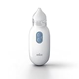 Braun Healthcare Nasal Aspirator 1, BNA100EU. Clear stuffy noses quickly & gently. Electric nasal aspirator for all ages 0+, White