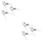 Lurrose 2 Sätze Federklammer A-förmiger Clip Hochleistungs-clipklemme Klemmen Schwere Ausführung Mehrere Industriell Kulissenklammern Federklemme Clips Kulissenklemme Pvc Weiß 3 Stück * 2