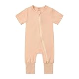 Neugeborenes Baby MäDchen Strampler Niedlich Solide Baumwolle Junge Bekleidung SäUgling Sommer Jumpsuit Langarm Body Kleinkinder Outfit Geschenk zur Geburt