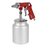 STIER Sandstrahlpistole, 5-10 bar, Sandstrahlgerät, Sandstrahler, Düsendurchmesser 3 mm, Luftbedarf 120 l/min, für Körnung 0,2-0,8 mm, entfernt Rost & Farbe