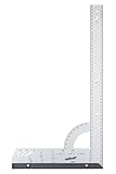 wolfcraft Universalwinkel - 5206000 - Winkelmesser mit 500 mm Schenkellänge zum Anreißen und Zeichnen mit 90° Anschlagwinkel und abnehmbarer Winkelschiene