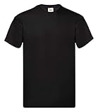 Fruit of the Loom Herren T-Shirt Original T 61-082-0 Black L