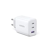 UGREEN USB C Ladegerät 65W 3-Port USB-C Netzteil PPS...