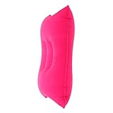 Kisangel Aufblasbares Campingkissen Für Reisen Ergonomisches Luftkissen Rosarot Für Outdoor Camping Und Nickerchen