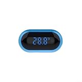 Solaughguy Aquarium-Thermometer für Aquarien, LED-Wasserzähler mit Digitalanzeige, 0–99,9 °C Reichweite, kabelloses Design für Süß- und Salzwasser (℉)
