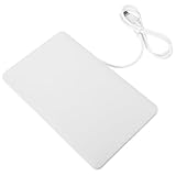 VILLCASE Maskenwärmer mit Schminkspiegel Tragbarer Tuchmasken Heizkörper USB Gespeist Weiß Gesichtsmaskenheizung für Hautpflege zu Hause und Unterwegs