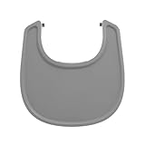 Stokke Tray für Nomi, Grey - Einfach am Stokke Nomi Baby Set zu befestigen - Spülmaschinenfester, lebensmittelechter Kunststoff