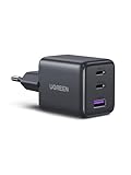 UGREEN USB C Ladegerät 30W 3-Port GaN II Netzteil iPhone Adapter PD Schnellladegerät Kompatibel mit iPhone 16, 16 Pro Max, 15, 14, 13, 12, iPad, Galaxy S25, S24, S23, Pixel 9