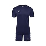 hummel Trikot Set Weiß blaublau, 2XL Herren