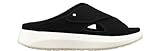 JOYA Alicante Black, Sandalen für Damen aus Veloursleder mit Klettverschluss, schwarz, 38
