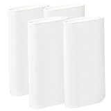 Bio -Baumwollflanell für Rizinusöl, 4pcs 16x7in wiederverwendbares Rizinusölpackung, hochsaugweiche organische Baumwollflanell für Bauch, Leber, Gelenke