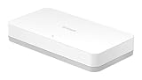 D-Link GO-SW-8G 8-Port Gigabit Easy Desktop Switch (10/100/1000 Mbit/s, automatische MDI/MDIX-Erkennung, einfache Plug & Play-Installation, lüfterlos) weiß/grau