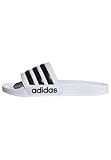 adidas Adilette Shower Slides Unisex Schiebe-Sandalen , Cloud White Core Black Cloud White, 44.5 EU