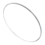 XOBRJQZ Runde Tischplatte Aus Glas - Gehärtetes Glas, 8 Mm Dick, Poliertes Klarglas, Tischplatte Tischschutz, Für Esstisch, Couchtisch, Schreibtisch(600mm(24In))