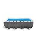 Intex Schwimmbadrahmen-Set Ultra Quadra, 549 x 274 x 132 cm,...