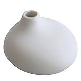 Cabilock Vase Regaldekor kreative Blumenflasche pflanzenbehälter bürodeko büro Dekoration Room Decor for weichnachtsgeschke Vorbau Ornamente Dekorationen schmücken Geschenk Keramik Weiß