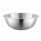 GCYEIDMA 18-32 Cm Edelstahl-Salatschüssel-Set For Die Küche, Backen, Vorbereiten, Mischen, Kochen, Schüssel, Lebensmittel, Gemüse, Suppentopf Rührschüssel Edelstahl(Bowl without Lid,32cm)