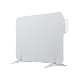 BR Bringer Metall Infrarotheizung 450 Watt mit Smart Thermostat und Fernbedienung, WIFI & App - als Wandheizung oder mobiles Standgerät bis 10m², Energiesparend - Deutsche Qualitätsmarke (weiß)